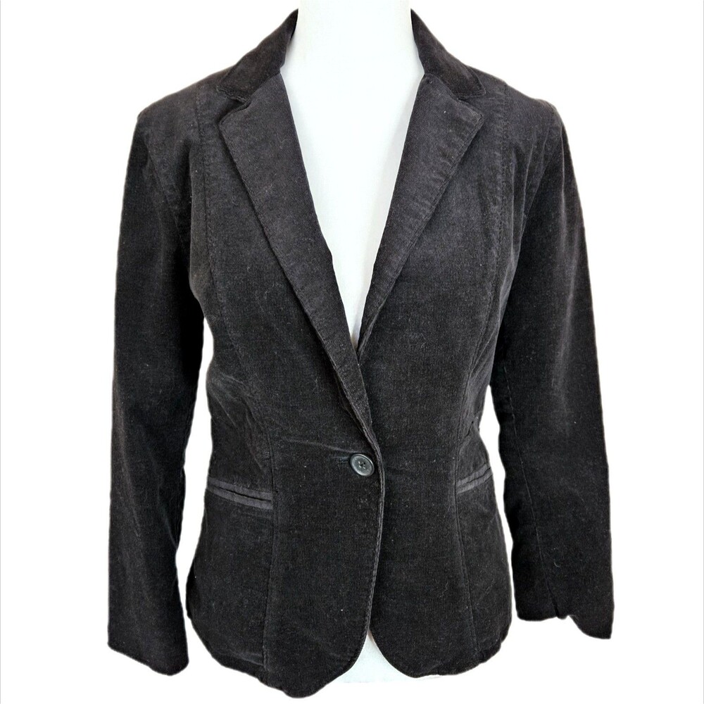 Calvin Klein Jeans Corduroy Blazer Jacket Women's‎ Small Retro Vintage Academia